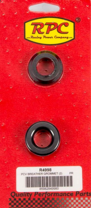 RACING POWER CO-PACKAGED RPCR4998 1-1/4 OD X 3/4 ID Steel V/C PVC Grommets 2pk