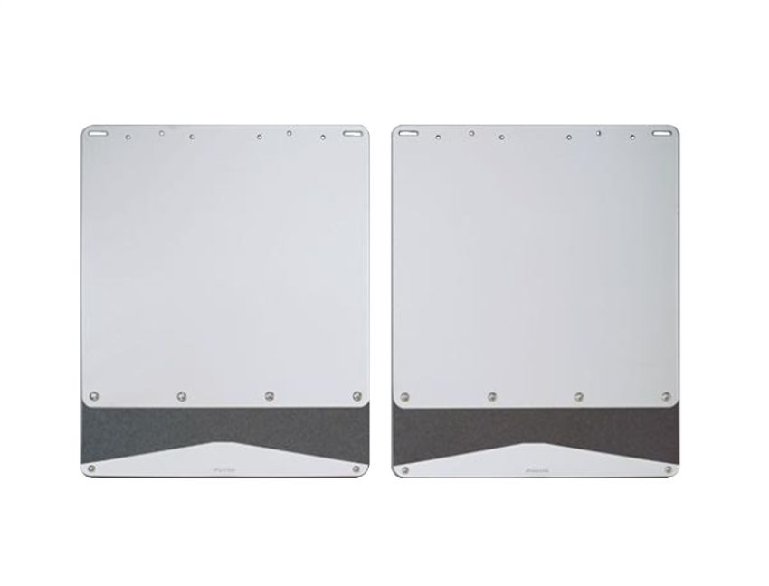Putco 79472 Universal - Rubber Mud Flap w/ SS Trim (6in x 10in)