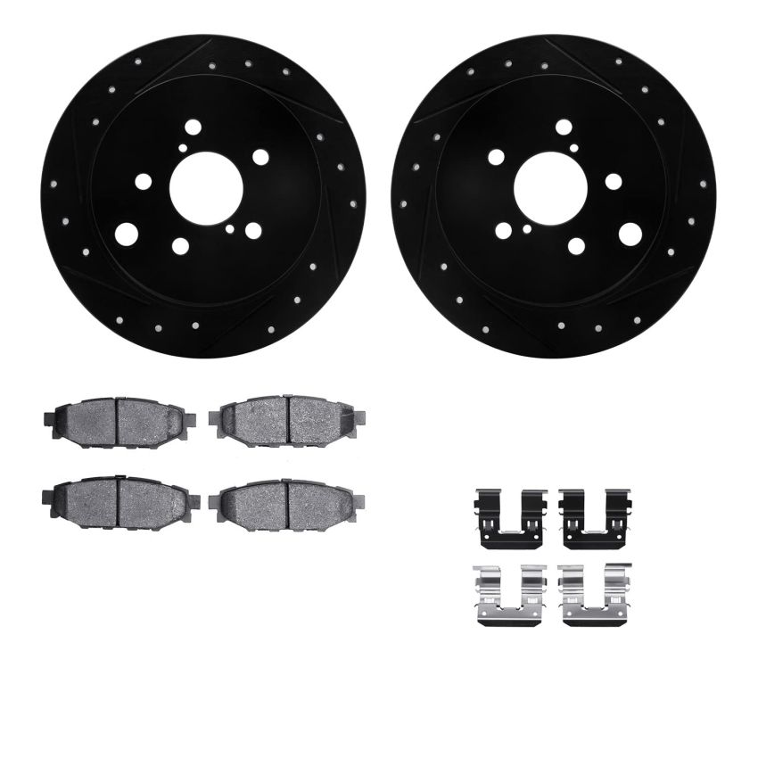 Dynamic Friction 8512-13043 Rotor Kit