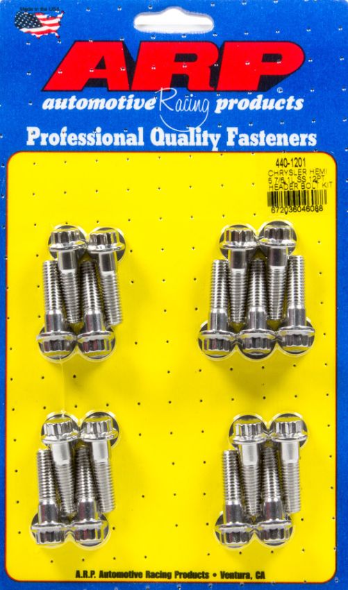 ARP ARP440-1201 Header Bolt Kit 12pt Mopar 5.7/6.1L Hemi