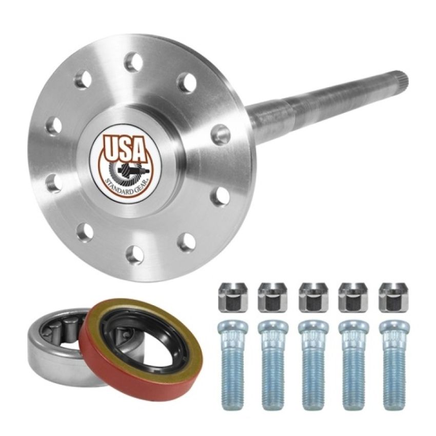 Yukon Gear & Axle ZA K630141 68-81 GM Replacement Rear Axle Kit 8.2in/8.5in Diff 28 Spline 30-1/8in Long