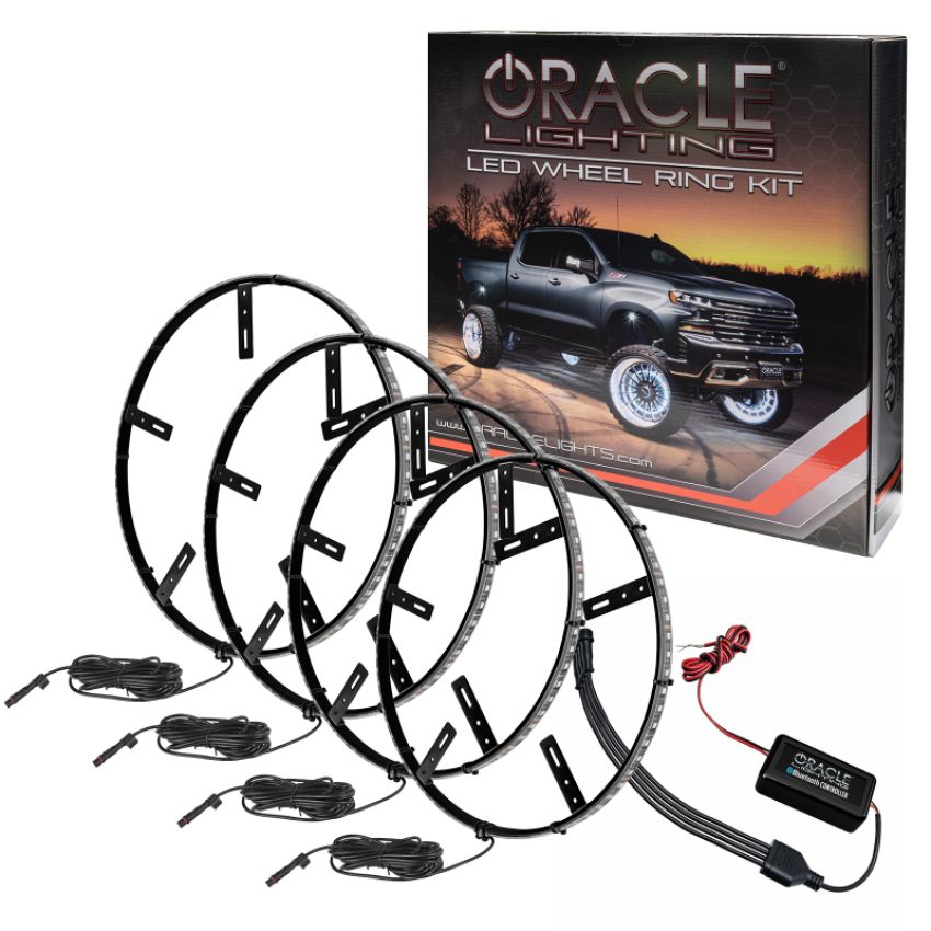 Oracle Lighting 4215-332 ORACLE Lighting LED Illuminated Wheel Rings - Dynamic ColorSHIFT