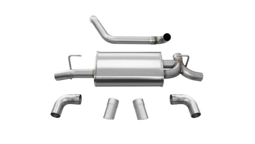 18-   Jeep JL 3.6L Axle Back Exhaust w/Turndown