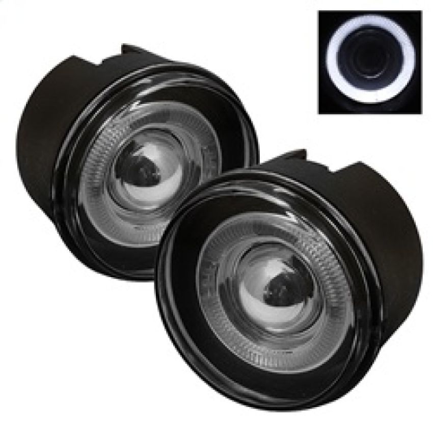 SPYDER 5021489 Halo Projector Fog Lights w/Switch - Smoke