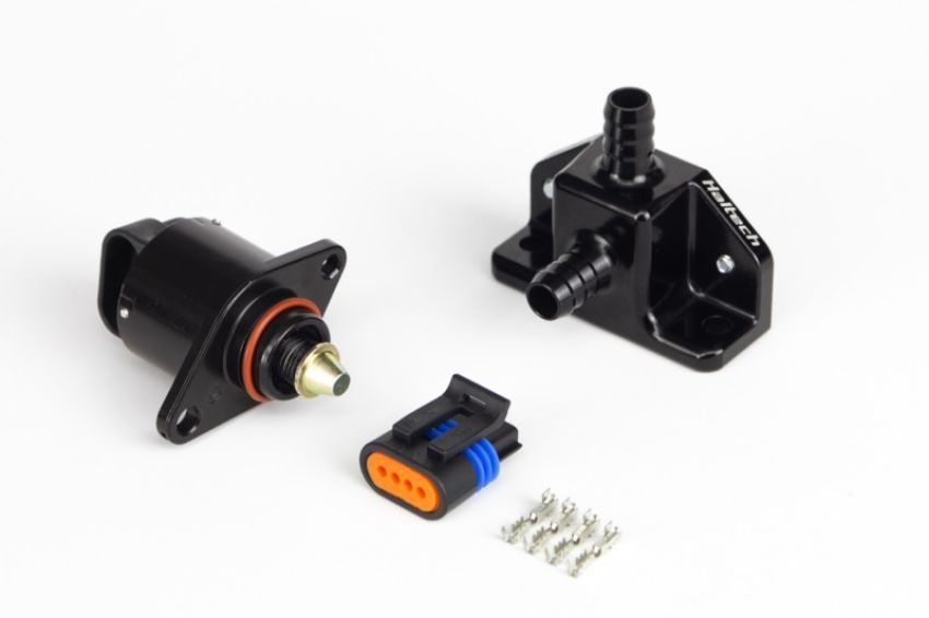 Haltech HT-020305 Billet 2 Port Housing w/2 Screw Style Motor Idle Air Control Kit