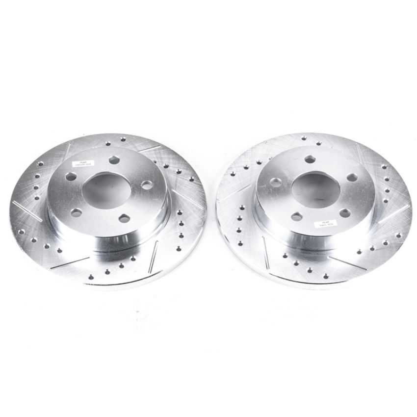 PowerStop AR8295XPR PowerStop Evolution Performance Drilled, Slotted & Plated Brake Rotor Pair