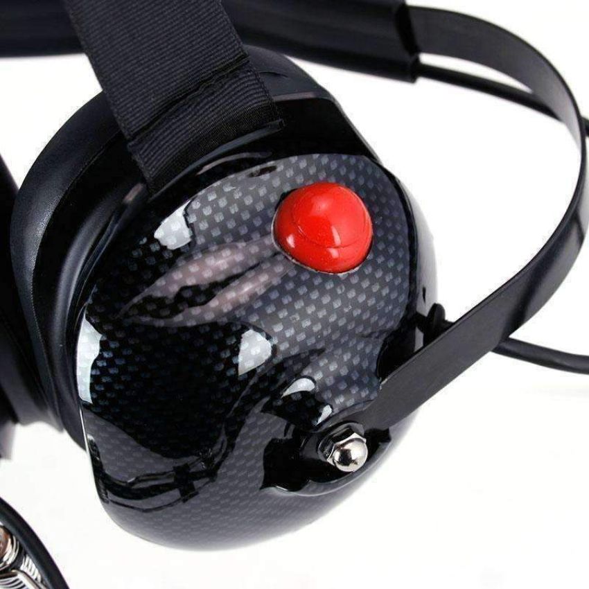 Rugged Radios H42-RED H42 Behind the Head (BTH) Headset for 2-Way Radios Red