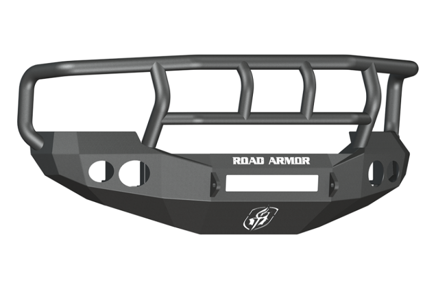 Road Armor 60502B-NW 05-07 Ford F-250 Stealth Front Bumper w/Titan II Guard Wide Flare - Tex Blk