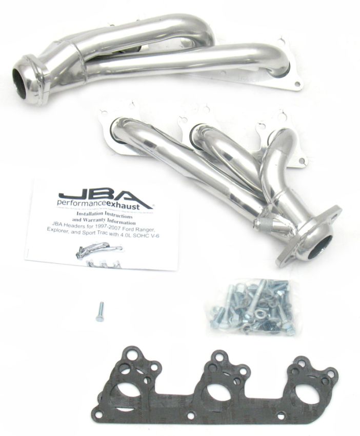 JBA 1674S-1JS 97-11 Ford Ranger 4.0L OHC w/Driver Side EGR 1-1/2in Primary Silver Ctd Cat4Ward Header