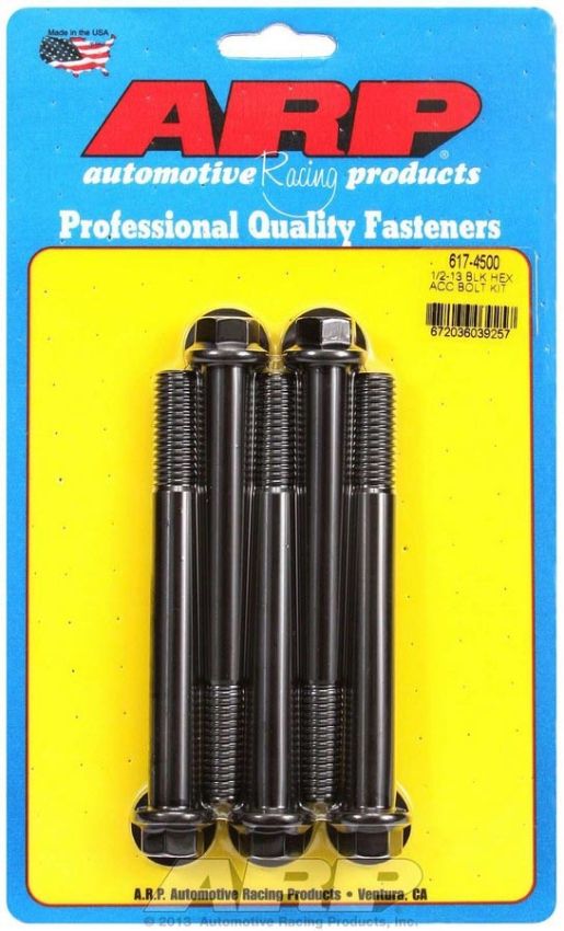 ARP ARP617-4500 Bolt Kit - 6pt. (5) 1/2-13 x 4.500