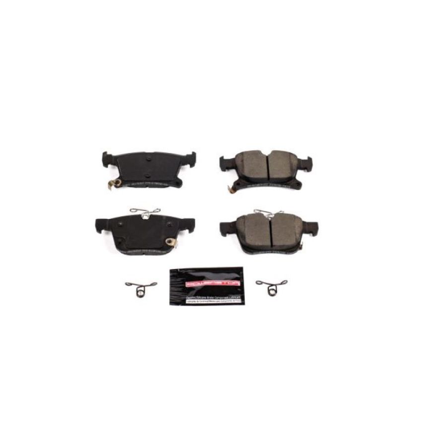 PowerStop Z23-1901 PowerStop - Z23 Daily Driver Carbon-Fiber Ceramic Brake Pads with Hardware Kit