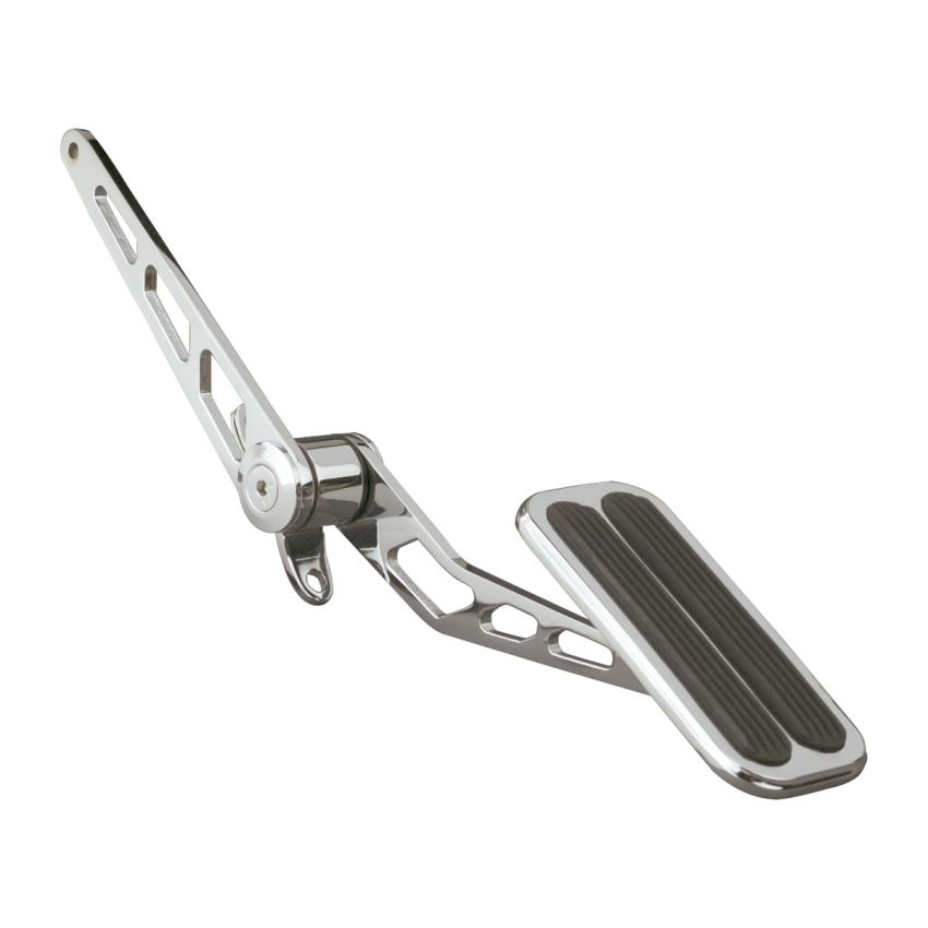 LOKAR LOKSG-6016 XL Chrome Steel Throttle Pedal - Spr. Loaded
