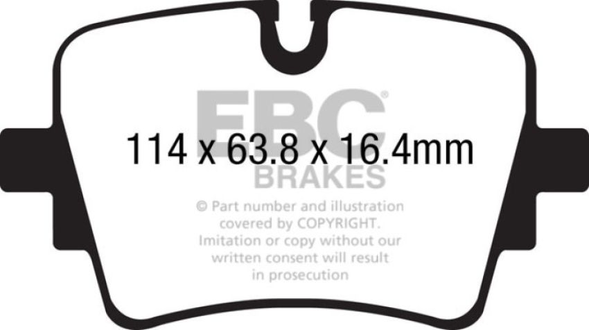 EBC Brakes DP32192C Redstuff Ceramic Low Dust Brake Pads