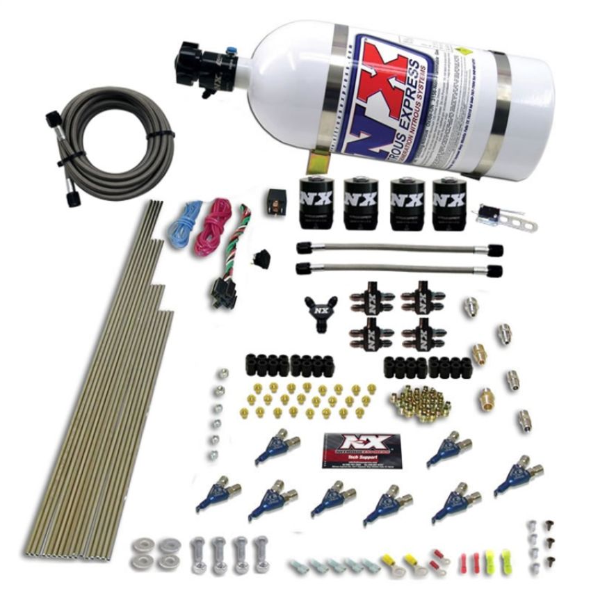 Nitrous Express 80005-10 8-CYL ALCOHOL (250-350-450-550HP) WITH 10LB BOTTLE
