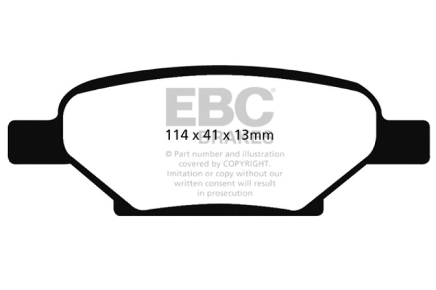 EBC Brakes DP31704C Redstuff Ceramic Low Dust Brake Pads