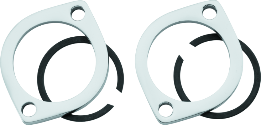 Bikers Choice 410488 84-Up Big Twin 86-Up XL Chrome Exhaust Flange Kit