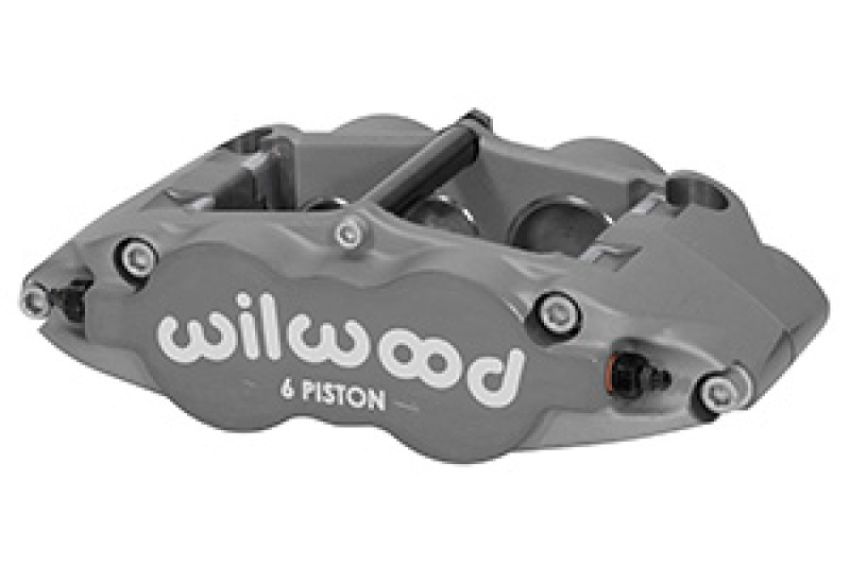 Wilwood 120-14551 Caliper-Forged Narrow Superlite 6R-L/H 1.75/1.25in/1.25in Pistons 1.25in Rotor - Anodized