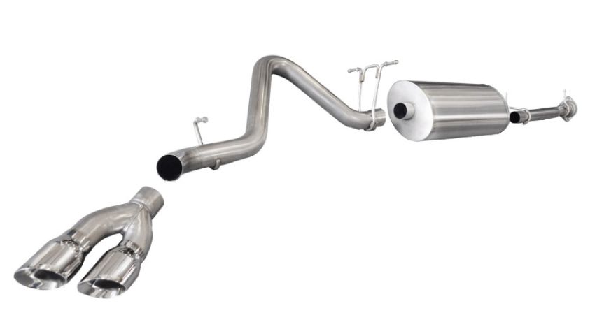 CORSA Performance 14794 Corsa 2011-2013 Chevrolet SilveradoCrew Cab/Std. Bed 2500 6.0L V8 Polished Sport Cat-Back Exhaust