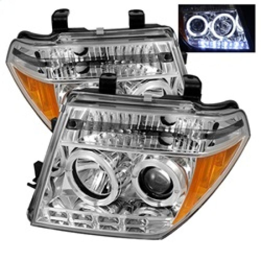 SPYDER 5011534 Projector Headlights - LED Halo - Chrome