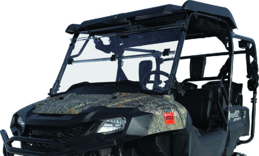 QuadBoss 375782 14-22 Honda SXS700 Pioneer 700 Windbreak Folding Windshield