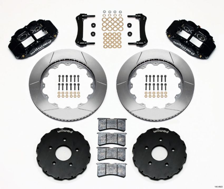 Wilwood 140-8922 Narrow Superlite 6R Front Hat Kit 14.00in 2005-up Corvette C6