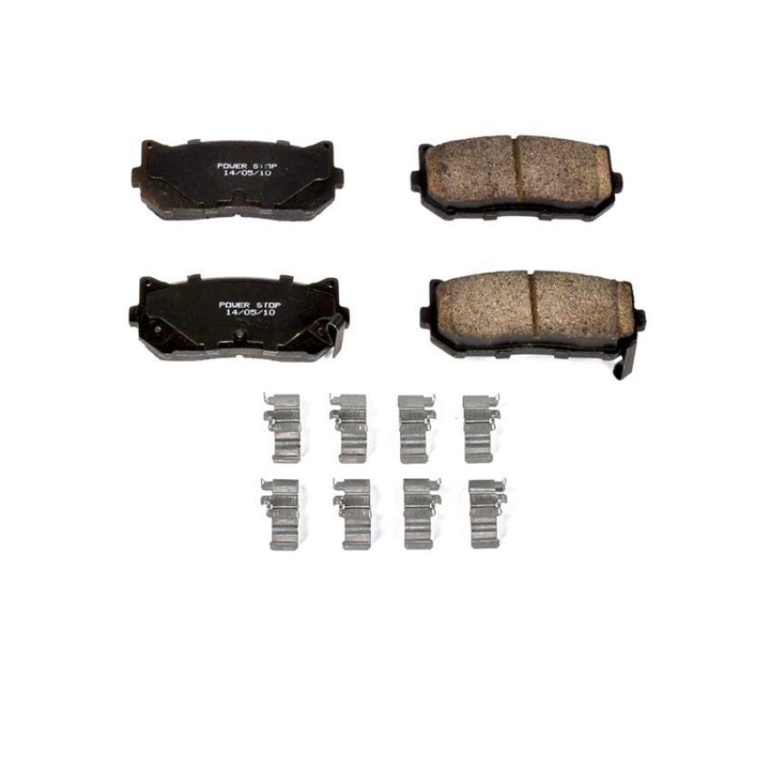 PowerStop 17-775 PowerStop - Z17 Low-Dust Ceramic Brake Pads with Hardware