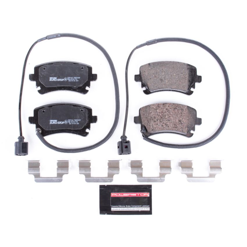 PowerStop ESP1164 EuroStop ECE-R90 Certified Brake Pad Set