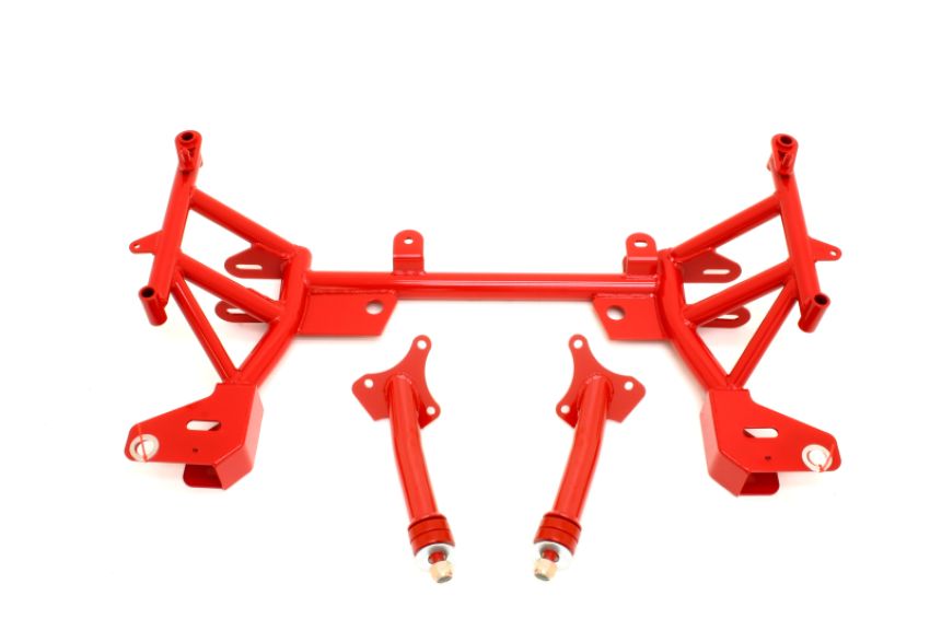 BMR Suspension KM005R K-member, SBC/BBC Motor Mounts, Standard Rack Mounts