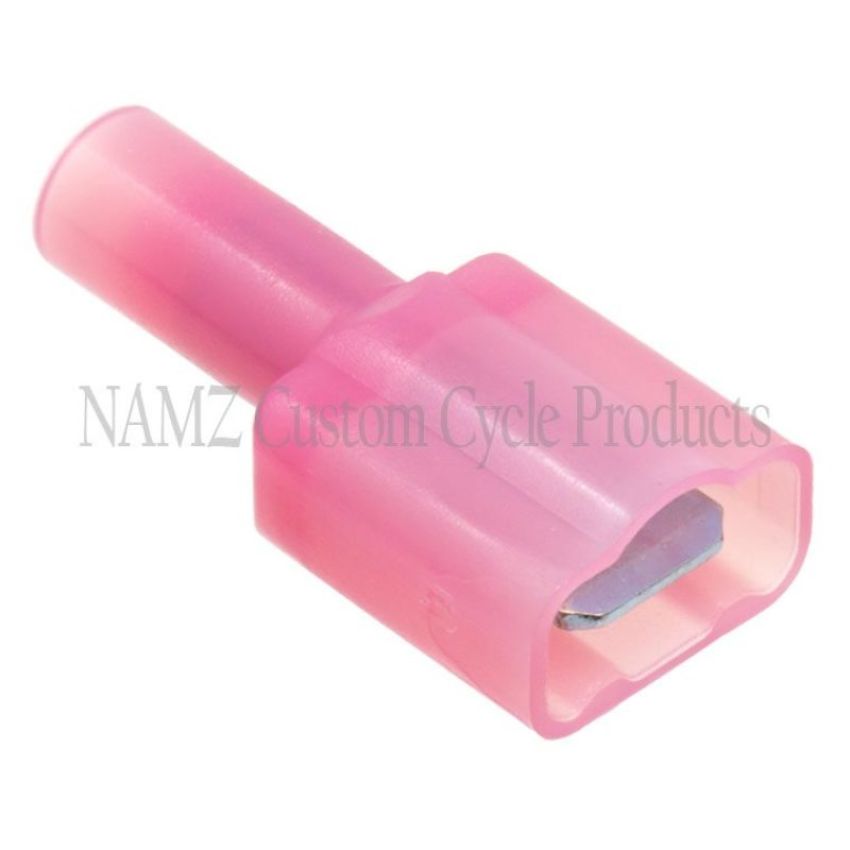 NAMZ NIS-19004-0001 Fully Insulated .25in. Male Quick Disconnect Terminals 22-18g (25 Pack)