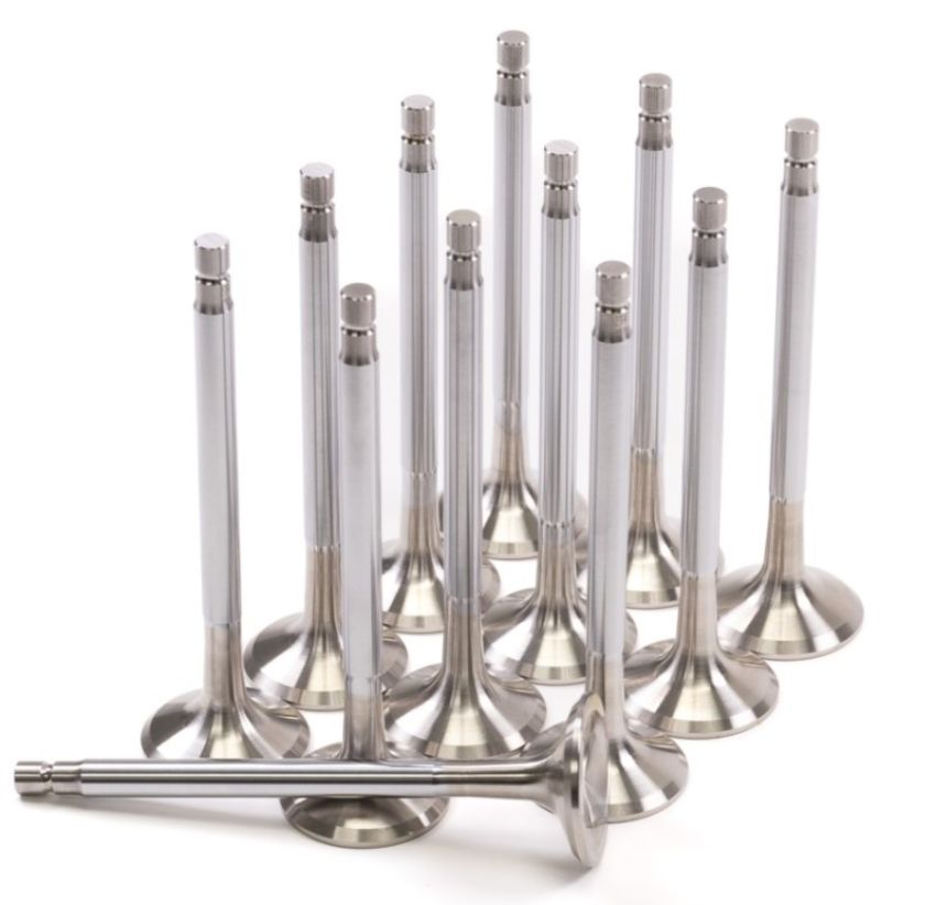 GSC Power Division 2143-12 GSC P-D Nissan RB26DETT 30.15mm Head STD 101.74mm Long Exhaust Valve - Set of 12