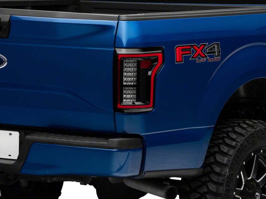 Raxiom T542881 15-17 Ford F-150 LED Tail Lights- Blk Housing (Smoked Lens)