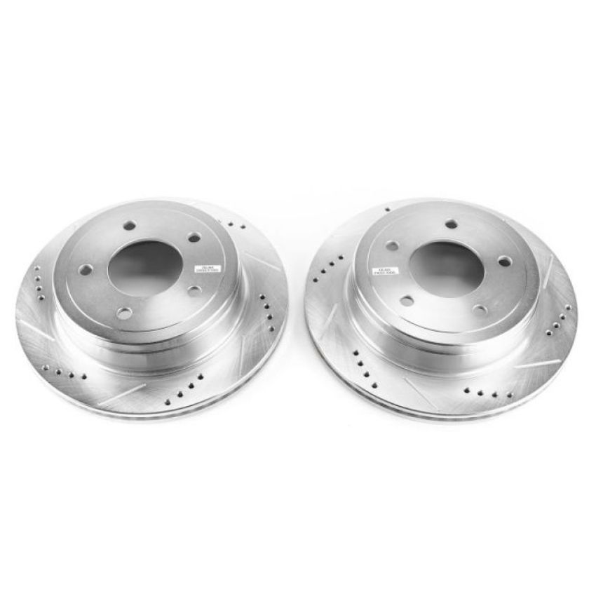 PowerStop AR85112XPR PowerStop Evolution Performance Drilled, Slotted & Plated Brake Rotor Pair