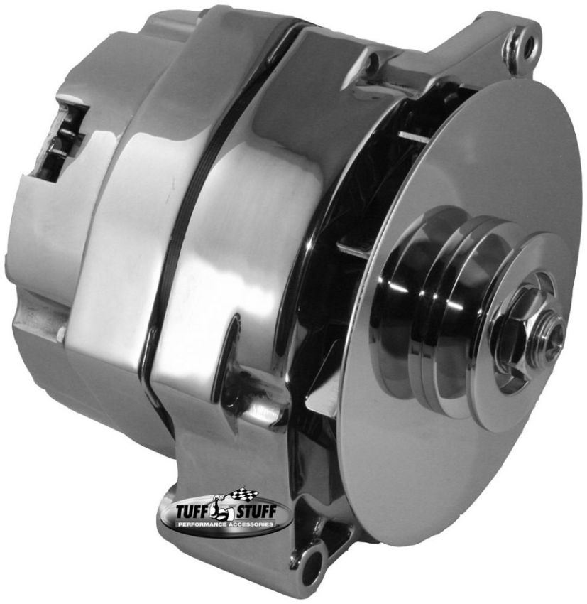 TUFF-STUFF TFS7102NA GM Alternator 80 Amp Ext Reg Chrome