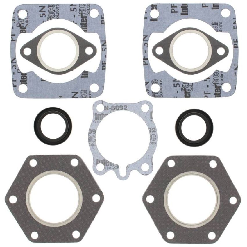 Vertex Pistons 711071A Vertex Gaskets 1976 Polaris Starfire Complete Gasket Kit w/ Oil Seals