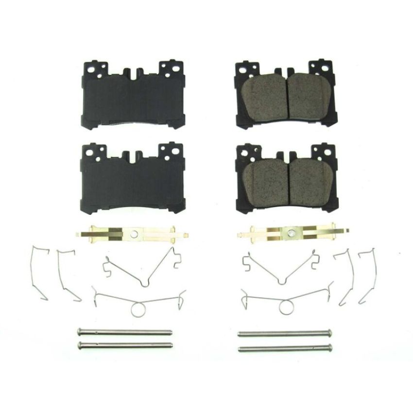 PowerStop 17-2063 PowerStop - Z17 Low-Dust Ceramic Brake Pads with Hardware