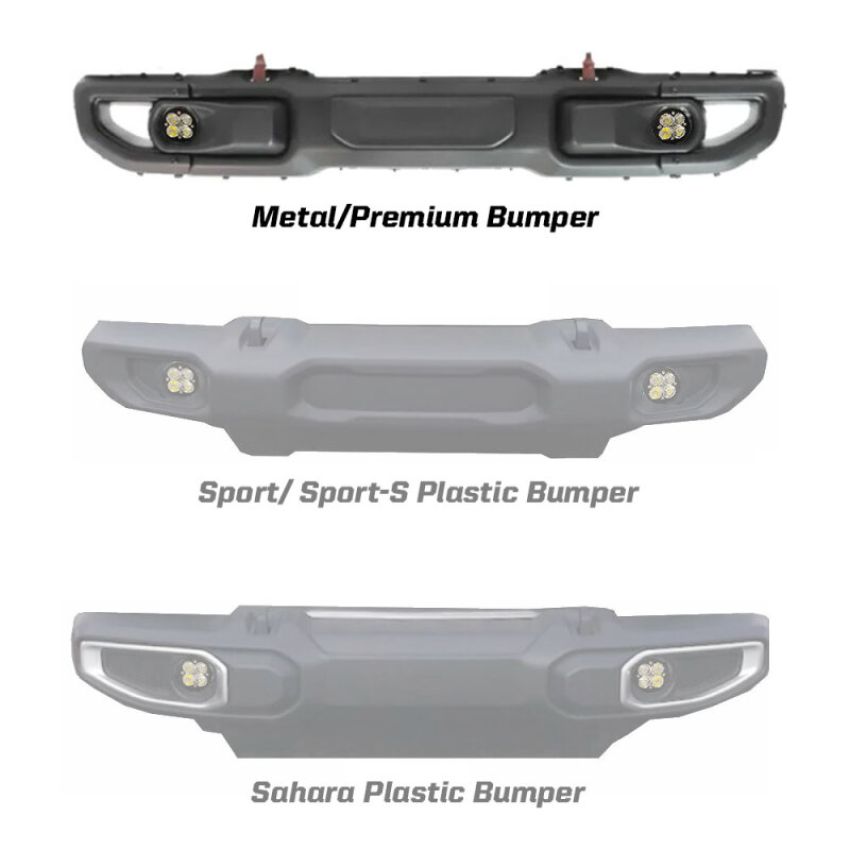 Baja Designs 447069 Squadron-R Pro Fog Pocket Light Kit