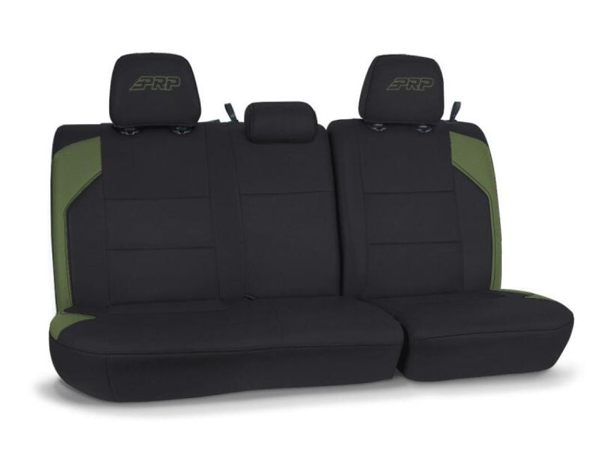 PRP Seats B054-04 PRP 16-23 Toyota Tacoma Rear Bench Cover - Black/Olive Green