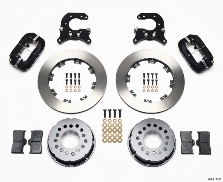 Wilwood 140-2113-B Forged Dynalite P/S Rear Kit Small Ford 2.66in Offset