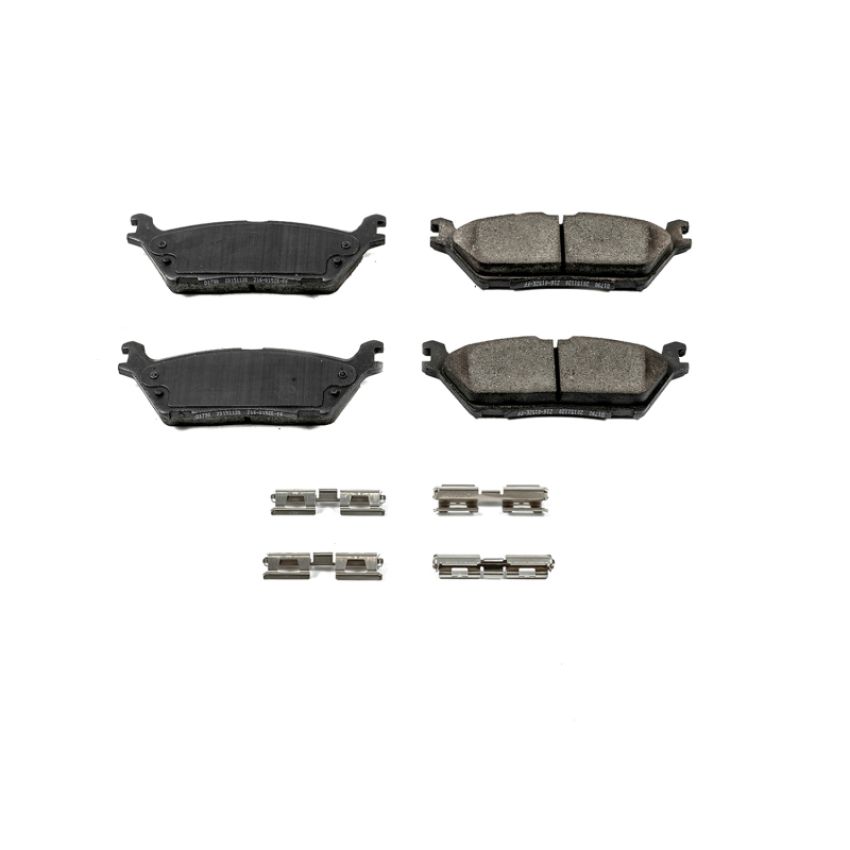 PowerStop 17-1790 PowerStop - Z17 Low-Dust Ceramic Brake Pads with Hardware