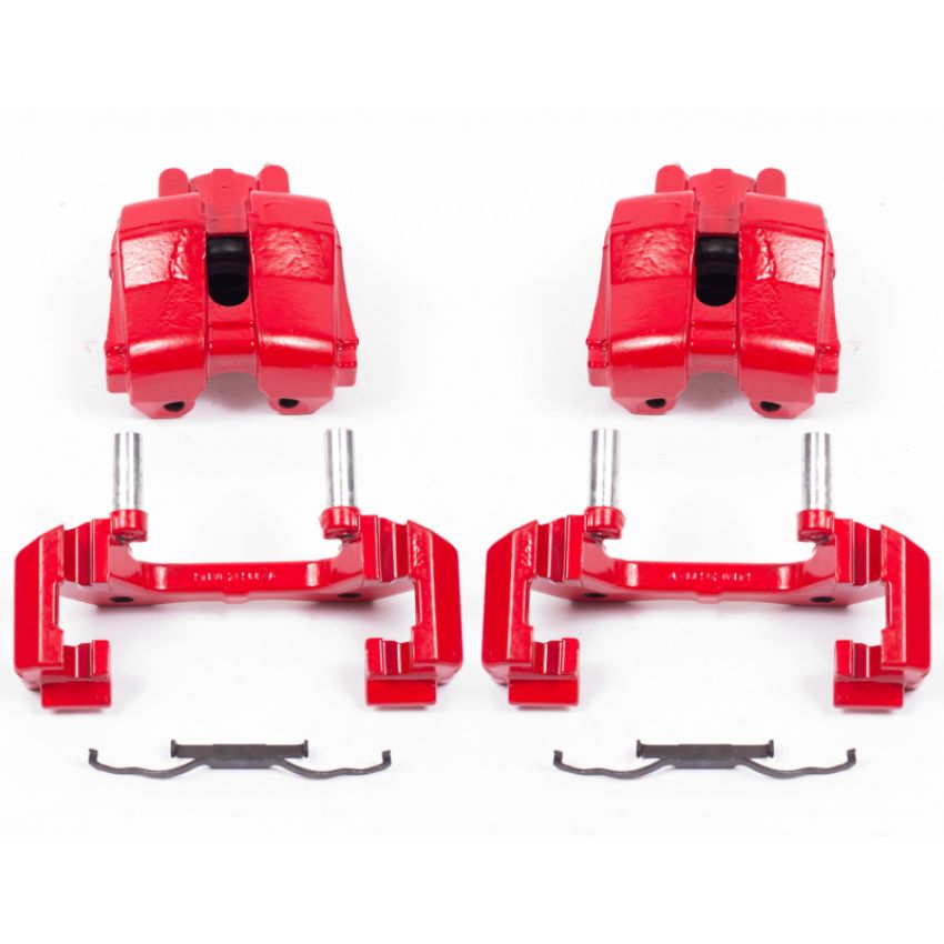 PowerStop S5276 Red Powder Coated Calipers