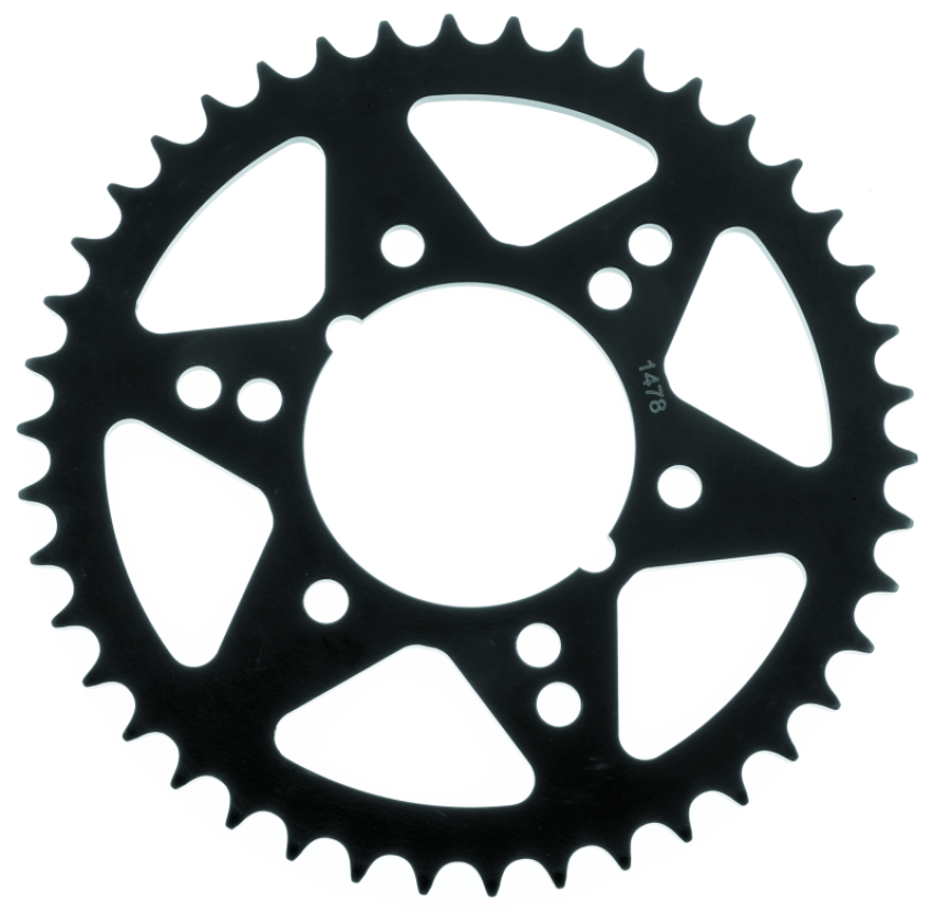 BikeMaster 965223 Honda Rear Steel Sprocket 520 38T - Black