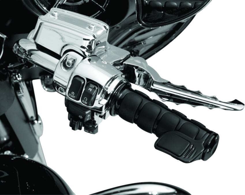 Kuryakyn 6318 Contoured ISO Throttle Boss Black