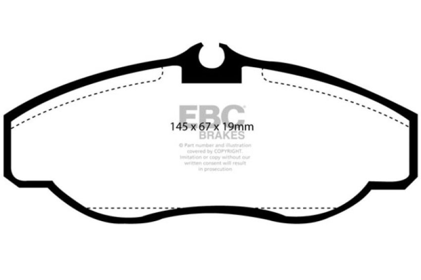 EBC Brakes DP61037 6000 Series Greenstuff Truck/SUV Brakes Disc Pads