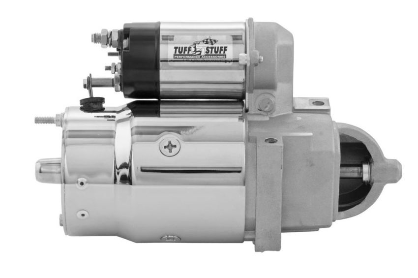 TUFF-STUFF TFS3510A Chevy Starter Chrome Sta ggered Bolt Pattern