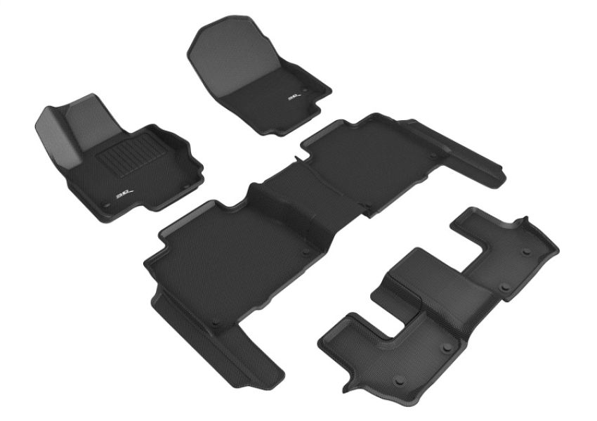 3D MAXpider L1MB13001509 20-24 Mercedes-Benz Gls-Class 7 Seat (X167) Kagu Black R1 R2 R3