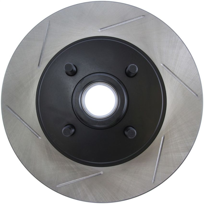 Stoptech 126.61026SR Power Slot 90-93 Ford Mustang 8cy (Exc 93 Cobra Rear Disc) Front Right Slotted Rotor