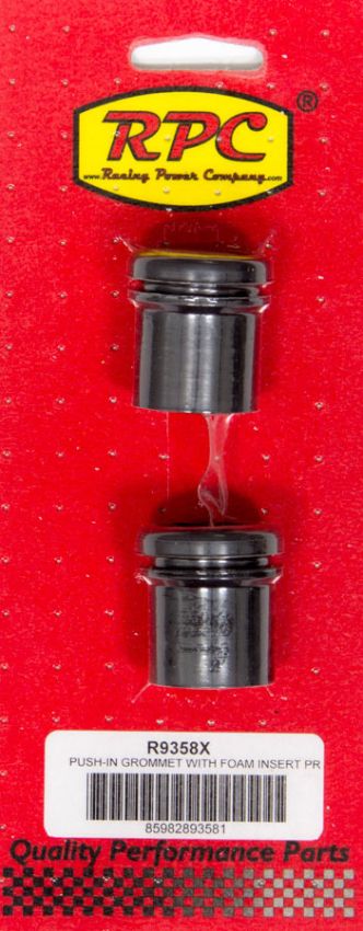 RACING POWER CO-PACKAGED RPCR9358X 1-1/4 OD x 1 ID Alum V/C Oil Baffle 2pk