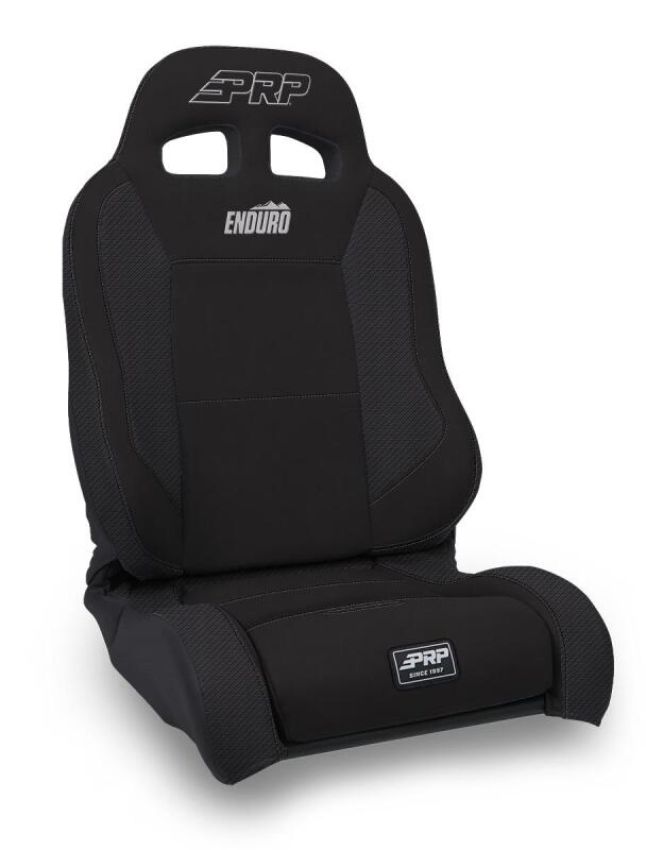 PRP Seats A8901044-241 PRP EnduroTrek Reclining Suspension Seat - Black Suede - Driver