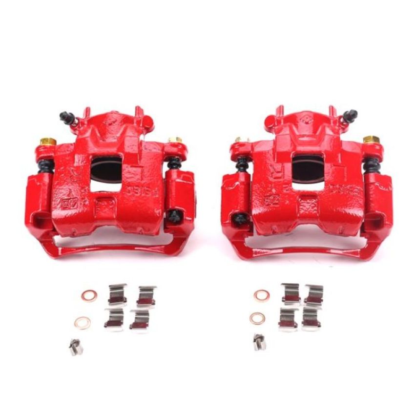 PowerStop S2680 Red Powder Coated Calipers