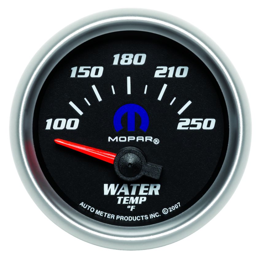 AutoMeter 880016 Mopar 52.4mm SSE 100-250 Degree F Water Temperature Gauge